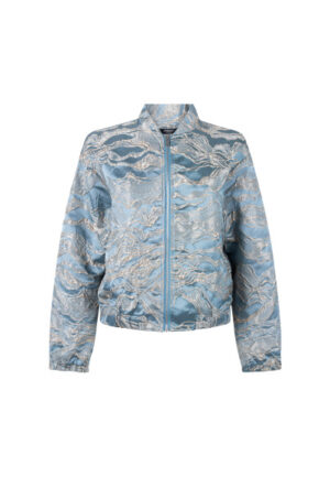 Jansen Amsterdam - Aqua | Dames | Jasje | Aqua | 46 | regular | Kamst mode