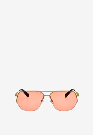 Jacquemus zonnebril Aviador JAC67C5SUN brown