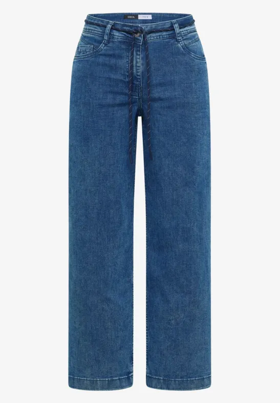 Jeans met High Waist en Flared pijpen in een Loose Fit pasvorm - Afbeelding 2