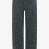 Jeans met High Waist en Wide Leg pijpen met luipaardprint - Afbeelding 2