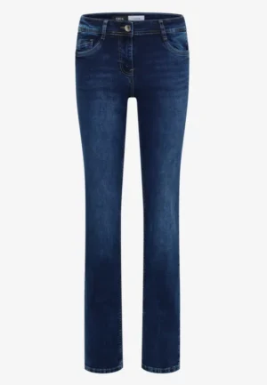Alternative view of Jeans met Mid Waist-taille en Straight Leg-pijpen in casual pasvorm