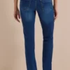 Jeans met Mid Waist-taille en Straight Leg-pijpen in casual pasvorm - Afbeelding 3