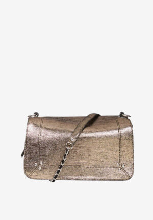 Jerome Dreyfuss crossbody Bobi 45BOBICH lame champagne
