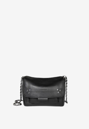 Jerome Dreyfuss crossbody Lulu S 44LULUSVE calfskin noir silver