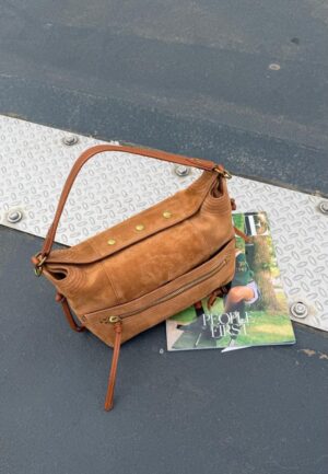 Jerome Dreyfuss handtas Lucky Hobo 45LUCKHOCR caramel