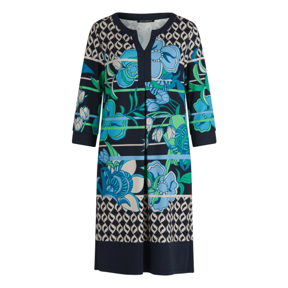 Betty Barclay - Blauw | Dames | Jurk | Blauw | 46 | regular | Kamst mode