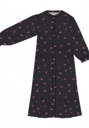 MSCH - Zwart | Dames | Jurk | Zwart | XL | regular | Kamst mode