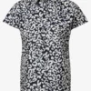 Katoenen blouse met patroon - Afbeelding 2
