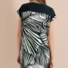 Knielange jurk met printmix - Afbeelding 3