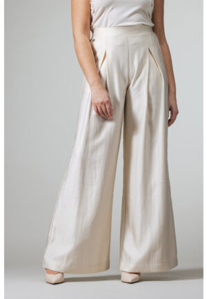 Label Dot - Off White | Dames | Broek | Off White | 46 | regular | Kamst mode