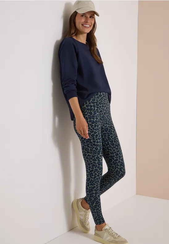 Legging met luipaardprint