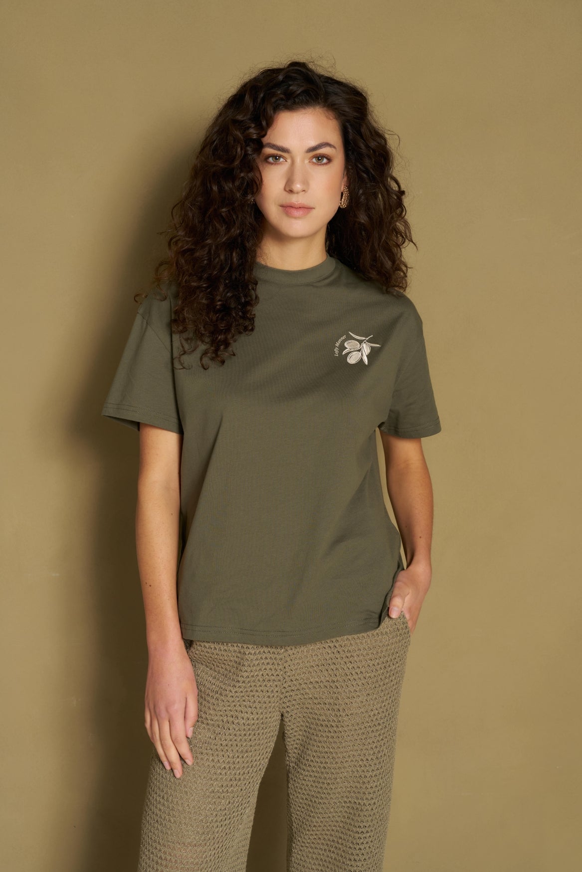 T'Shirt Imma - Boxy Regular | Kaki