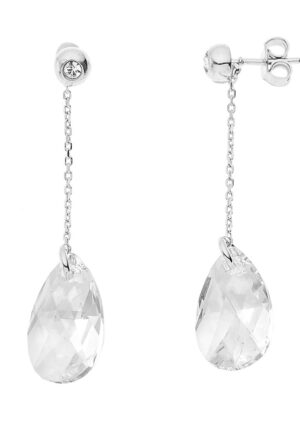 Hanging Oorbellen Echt Swarovski Silver Crystal 925 - Swarovski Tribute