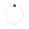 Crystal Sphere Armband Preciosa Silver Blue 925