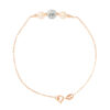 Ketting armband forçaat en zoetwater cultuur kralen roze 925 roze vergulde