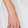 Braloque armband zoetwater water gewas parels zilver 925 - Afbeelding 2