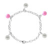 Breloques armband zoetwater watercultuur kralen en kristallen preciosa zilver 925