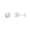 8 mm Zirkoniumoxide Oorchips Set 4 Silver Claws 925 - Eclat 8
