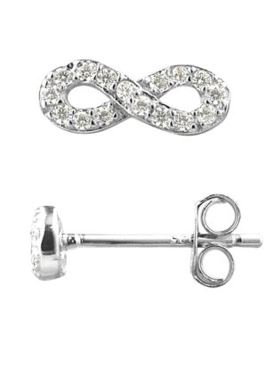 Joalire Silver 925 Oneindige oorbellen - Geen limiet