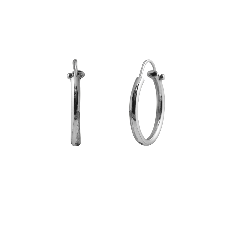 Creoles Diameter 20 mm Zilver 925 - Schoonheid 2