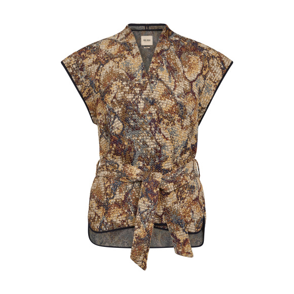 Mos Mosh - Wit | Dames | Gilet | Wit | XL | regular | Kamst mode
