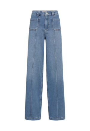 Mos Mosh - Light Blue | Dames | Jeans | Light Blue | 34 | regular | Kamst mode