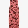 Maxi-jurk met V-hals en print - Afbeelding 2