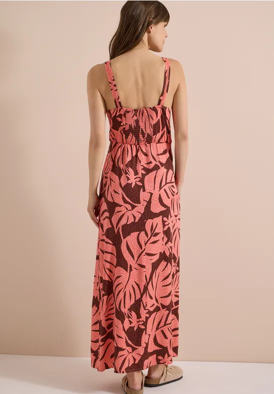 Maxi-jurk met V-hals en print - Afbeelding 3