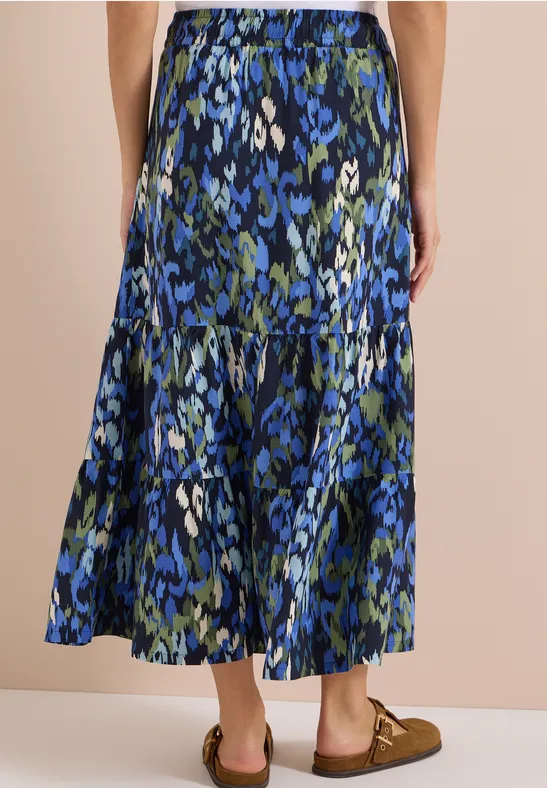 Maxirok met volants en print - Afbeelding 3
