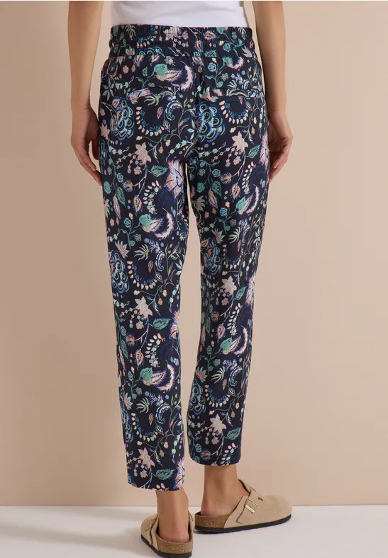 Mid Waist Slim Leg Hose in Loose Fit - Afbeelding 3