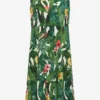 Midi-jurk met bloemenpatroon - Afbeelding 2