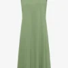 Midi-jurk met ronde hals van jersey - Afbeelding 2