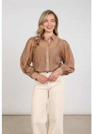 Nukus - Toffee | Dames | Blouse | Toffee | 3XL | regular | Kamst mode