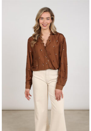 Nukus - Toffee | Dames | Blouse | Toffee | 3XL | regular | Kamst mode