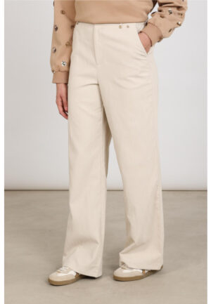 Nukus - Beige | Dames | Broek | Beige | XXL | regular | Kamst mode
