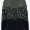 Open vest met jacquardpatroon - Afbeelding 2