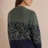 Open vest met jacquardpatroon - Afbeelding 3