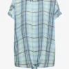 Overhemdblouse met aflopende schouders en print - Afbeelding 2