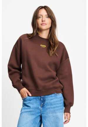 Pom Amsterdam - Bruin | Dames | Trui | Bruin | 46 | regular | Kamst mode