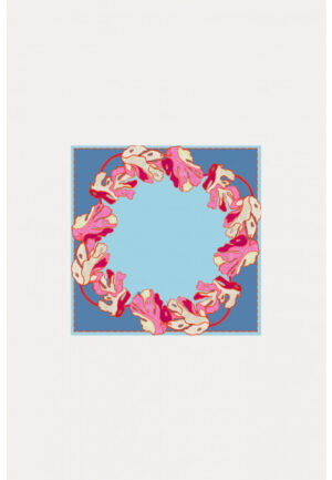 Pom Amsterdam - Blauw | Dames | Sjaal | Blauw | One Size | regular | Kamst mode
