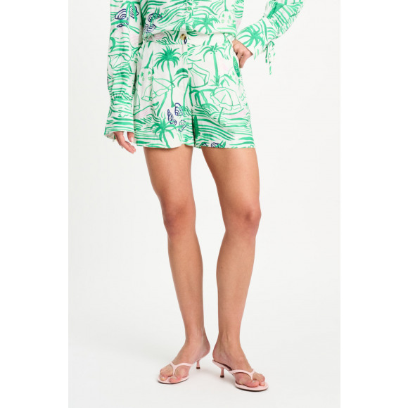 Pom Amsterdam - Groen | Dames | Broek | Groen | 38 | regular | Kamst mode
