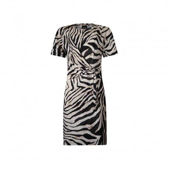 Poools - Beige | Dames | Jurk | Beige | 42 | regular | Kamst mode