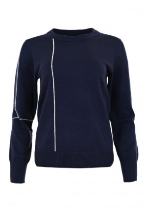 Maicazz - Navy | Dames | Trui | Navy | 3XL | regular | Kamst mode
