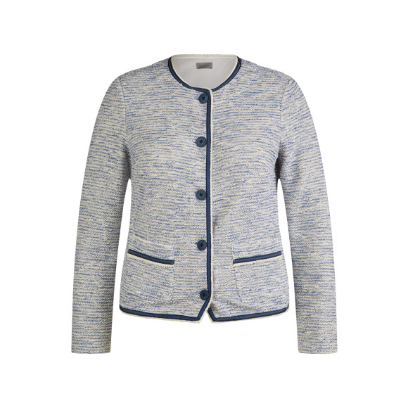 Rabe - Blauw | Dames | Vest | Blauw | 50 | regular | Kamst mode