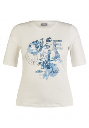 Rabe - OFF WHITE | Dames | Top | OFF WHITE | 50 | regular | Kamst mode