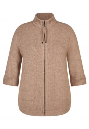 Rabe - Zand | Dames | Vest | Zand | 48 | regular | Kamst mode