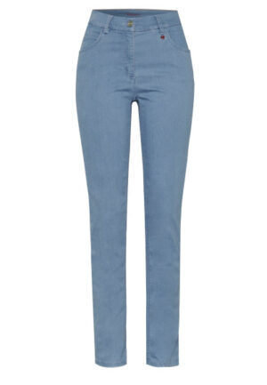 Toni | Relaxed - Blauw | Dames | Broek | Blauw | 48 | regular | Kamst mode