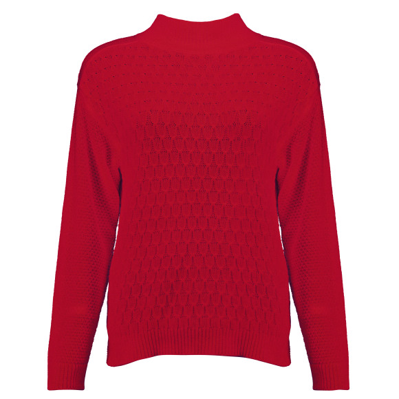 Bloomings - Rood | Dames | Trui | Rood | M | regular | Kamst mode
