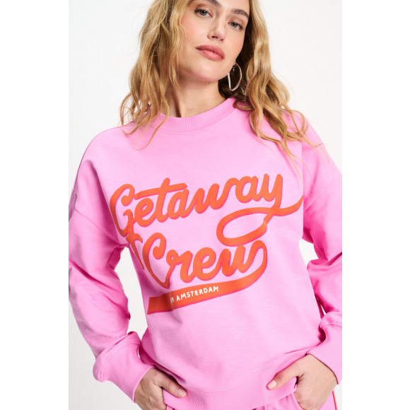 Pom Amsterdam - Roze | Dames | Trui | Roze | 44 | regular | Kamst mode