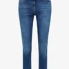 Slim Leg-jeans met omgeslagen pijpen en luipaardprintband - Afbeelding 2